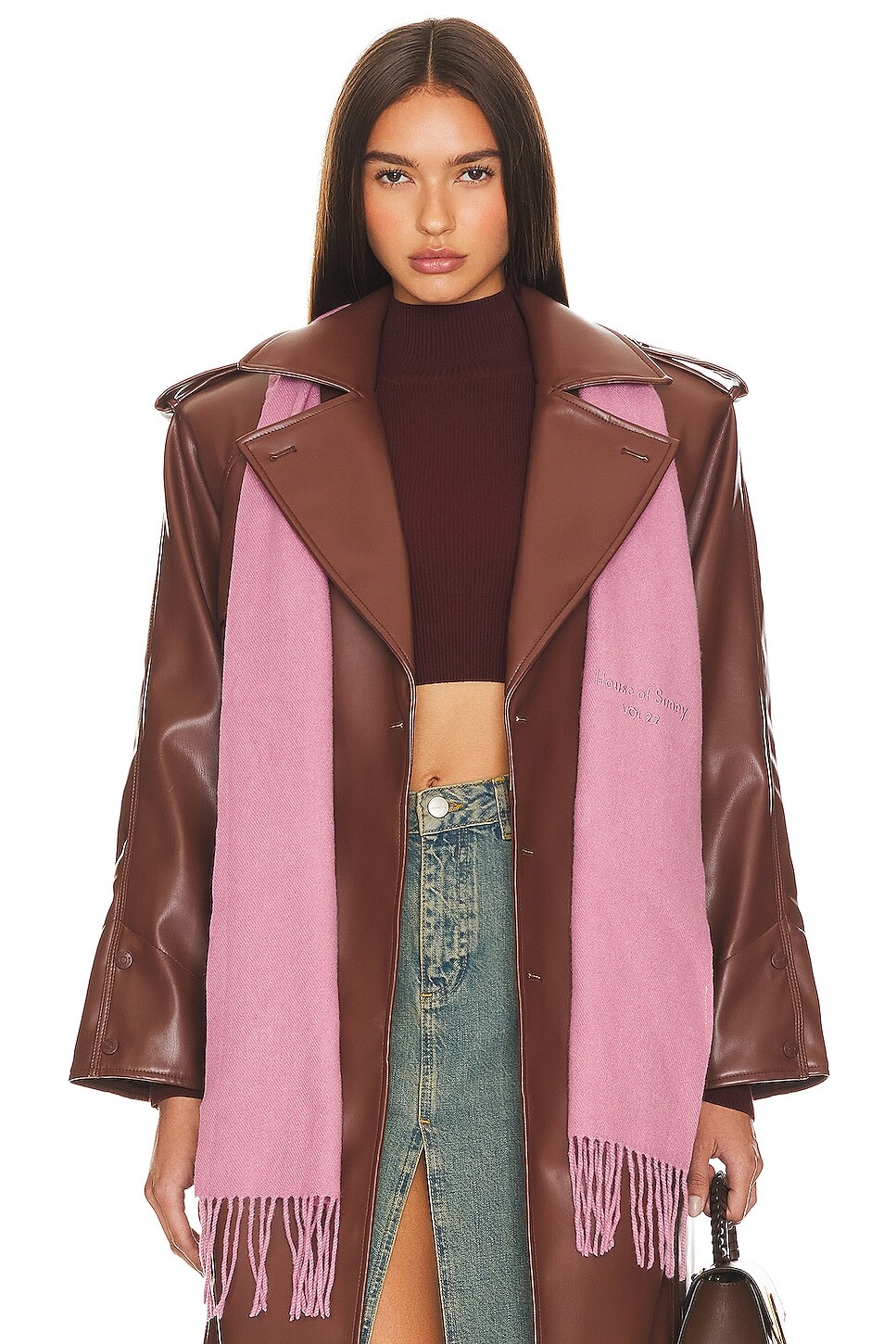 

Шарф House of Sunny Colour Theory Skinny, цвет Blush
