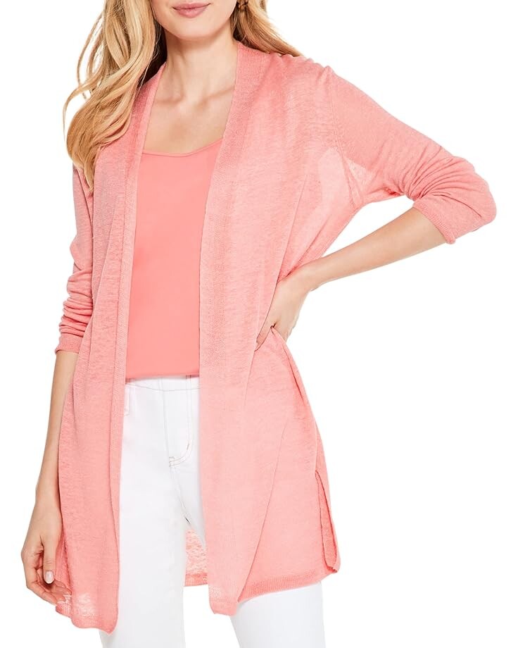 

Свитер NIC+ZOE Lightweight Long Boc Cardigan, цвет Valencia