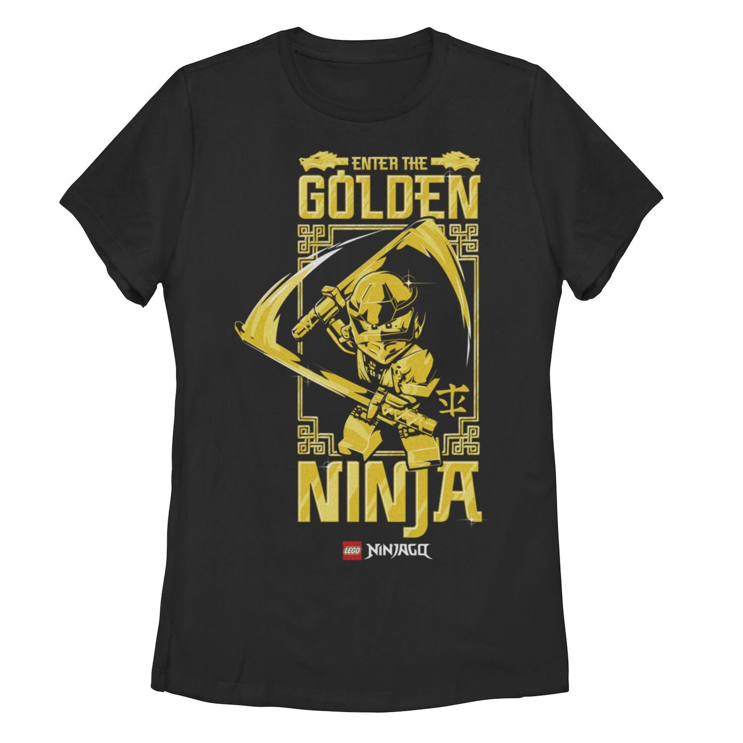 

Футболка с рисунком Lego для юниоров: Ninjago «Enter The Golden Ninja» Licensed Character