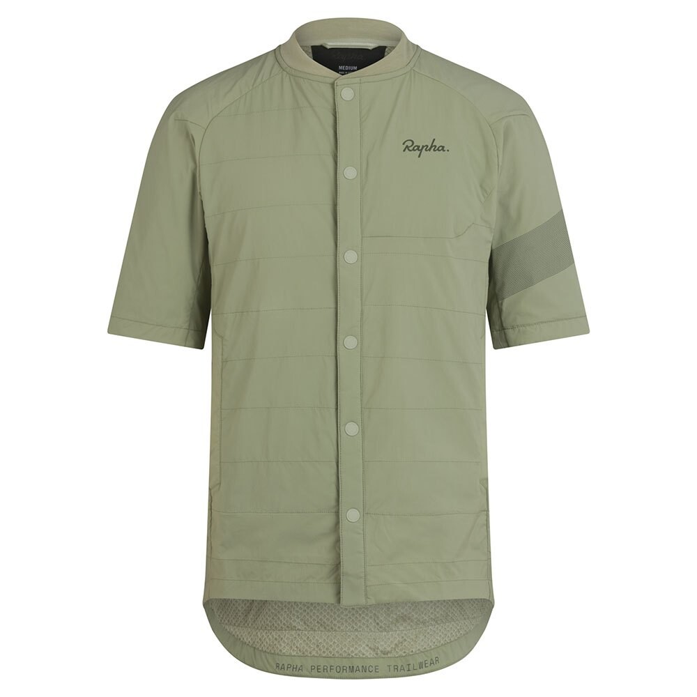 

Куртка Rapha Trail Insulated Short Sleeve, зеленый