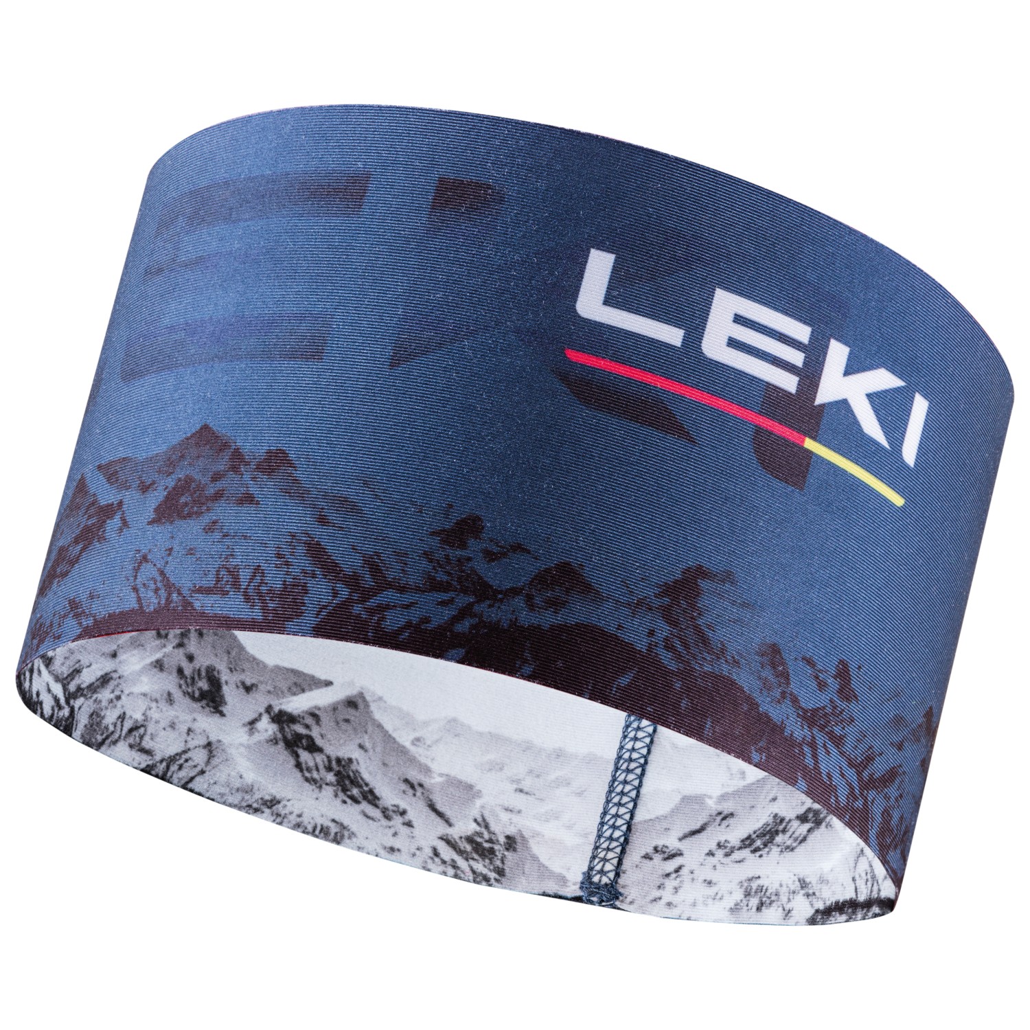 

Повязка на голову Leki XC Headband, цвет Dark Denim/White/Poppy Red