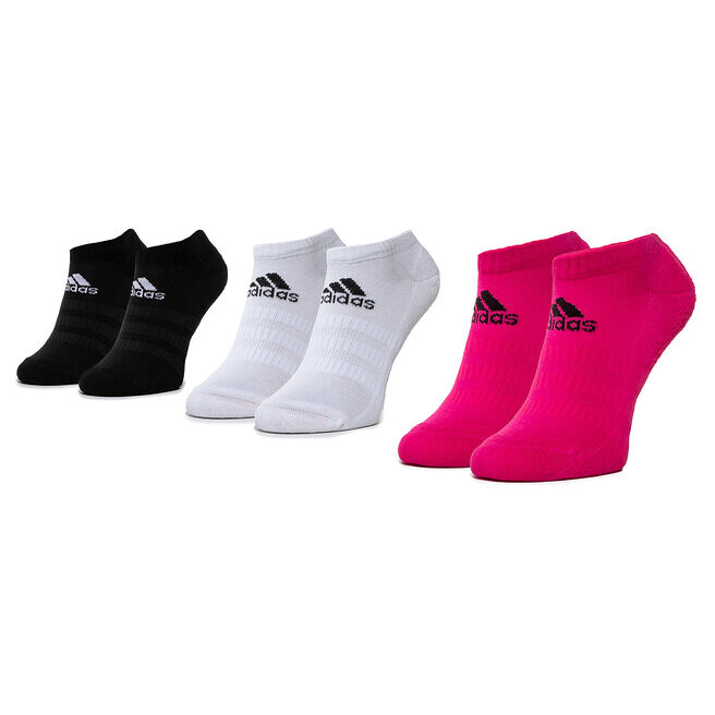 

Носки adidas CushLow, 3 шт, розовый/черный/белый