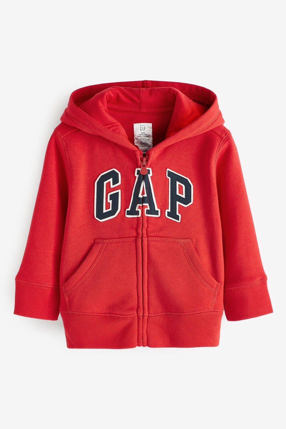 

Толстовка на молнии с логотипом Gap, красный