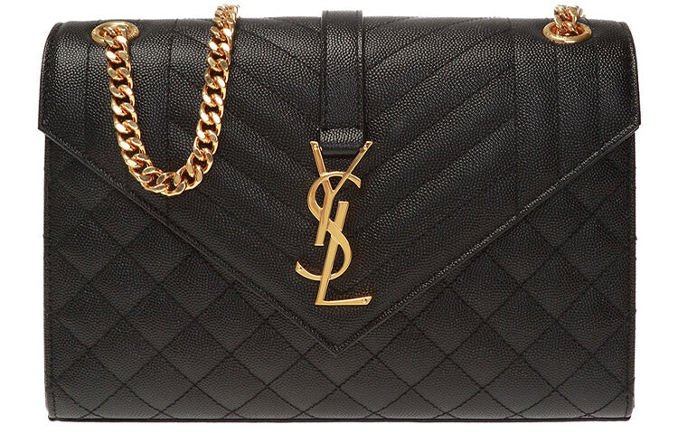 

Сумка женская Saint Laurent Envelope с цепочкой, чёрный