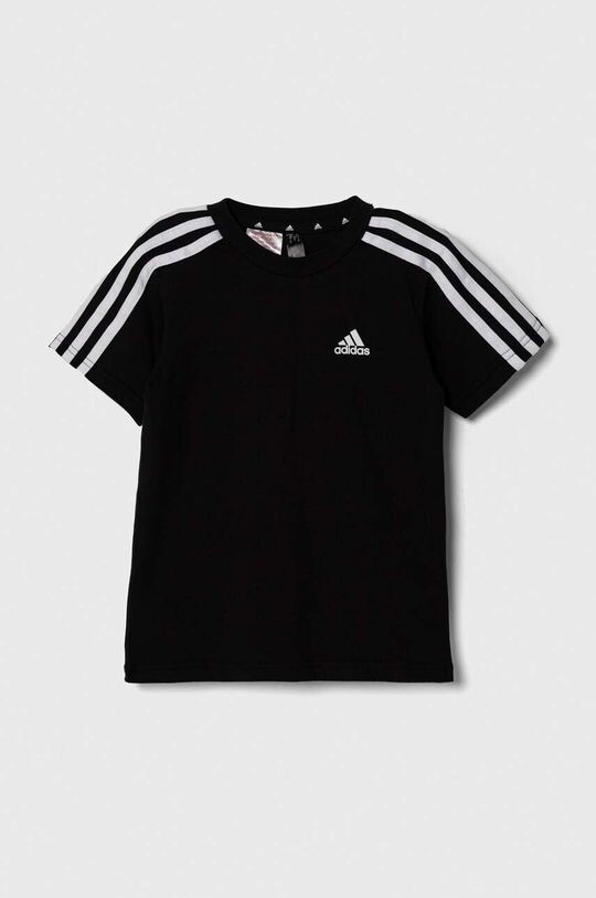 

adidas Детская хлопковая футболка LK 3S CO, черный