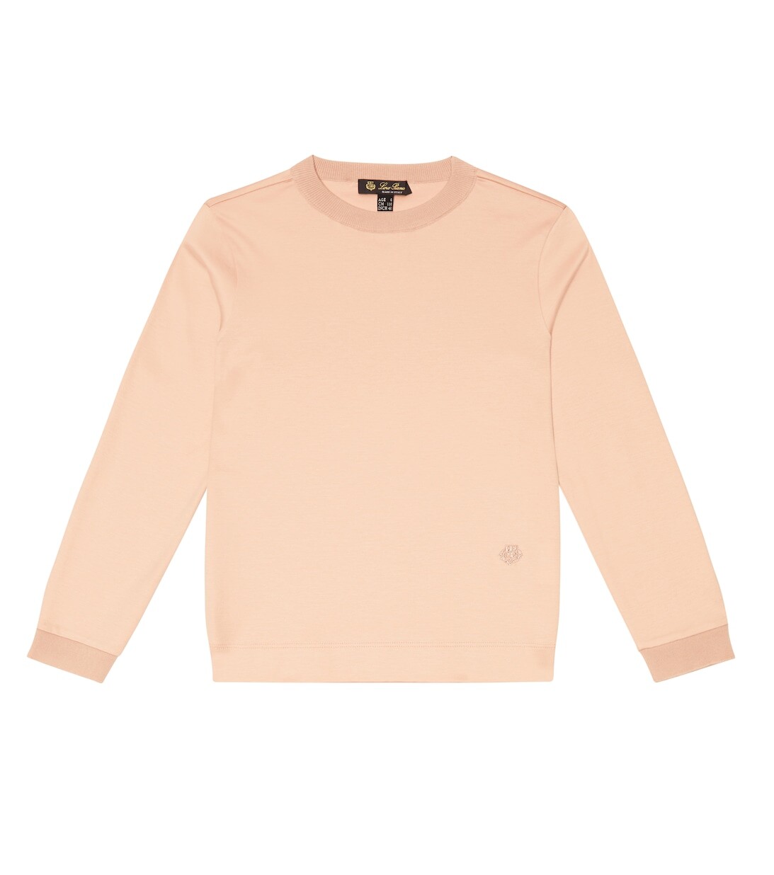 

Хлопковый свитер Loro Piana, розовый