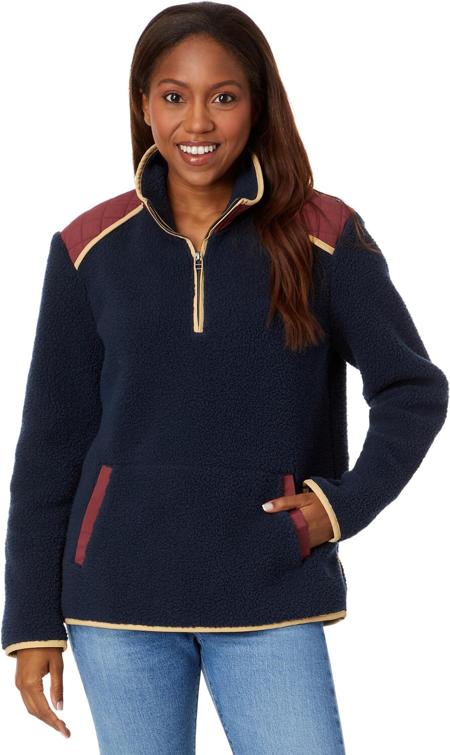 

Куртка Signature 1912 Heritage Fleece L.L.Bean, темно-синий