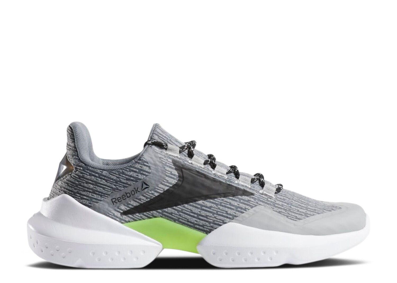 

Кроссовки Reebok Split Fuel 'True Grey Lime', серый
