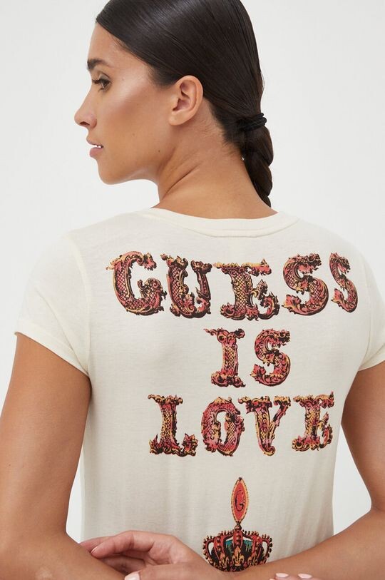 

Футболка Guess, бежевый