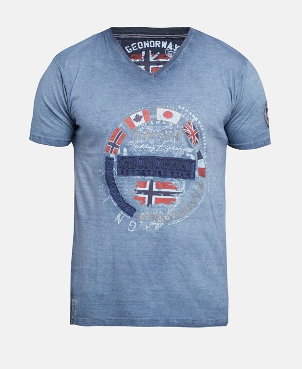 

Футболка Geographical Norway, темно-синий