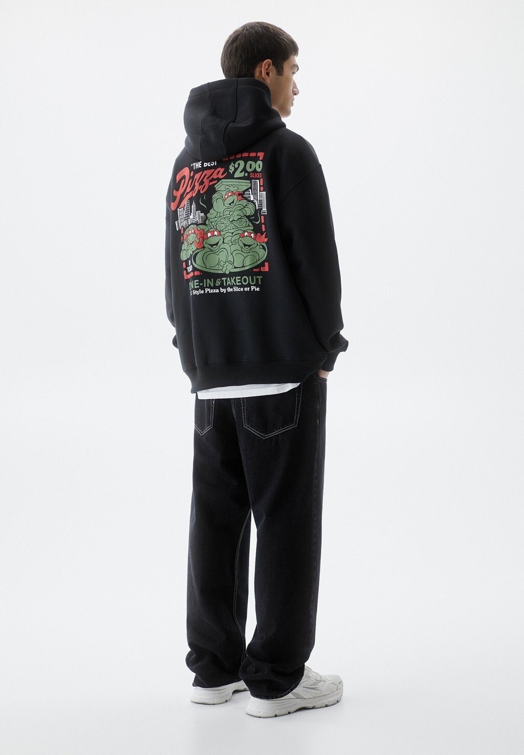 

Худи PULL&BEAR, темно-серый