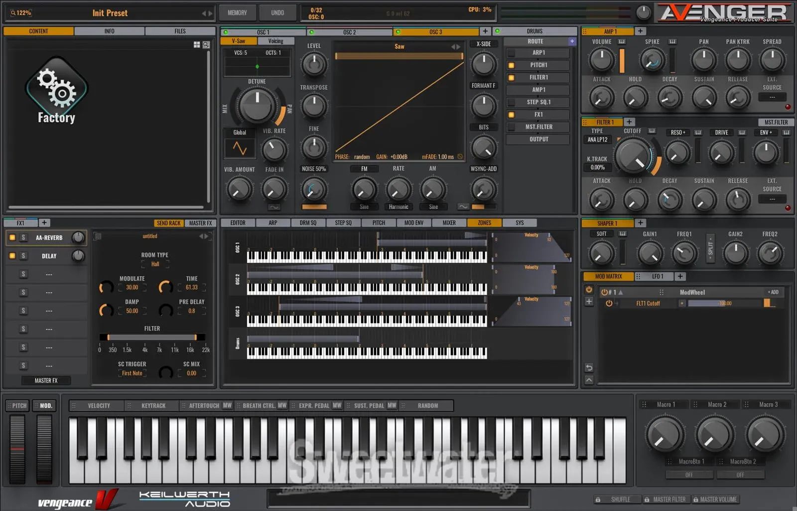 Vps avenger 2. Avenger Synth. Плагин Avenger. Wasp Synth VST. Tyrelln6 VST.