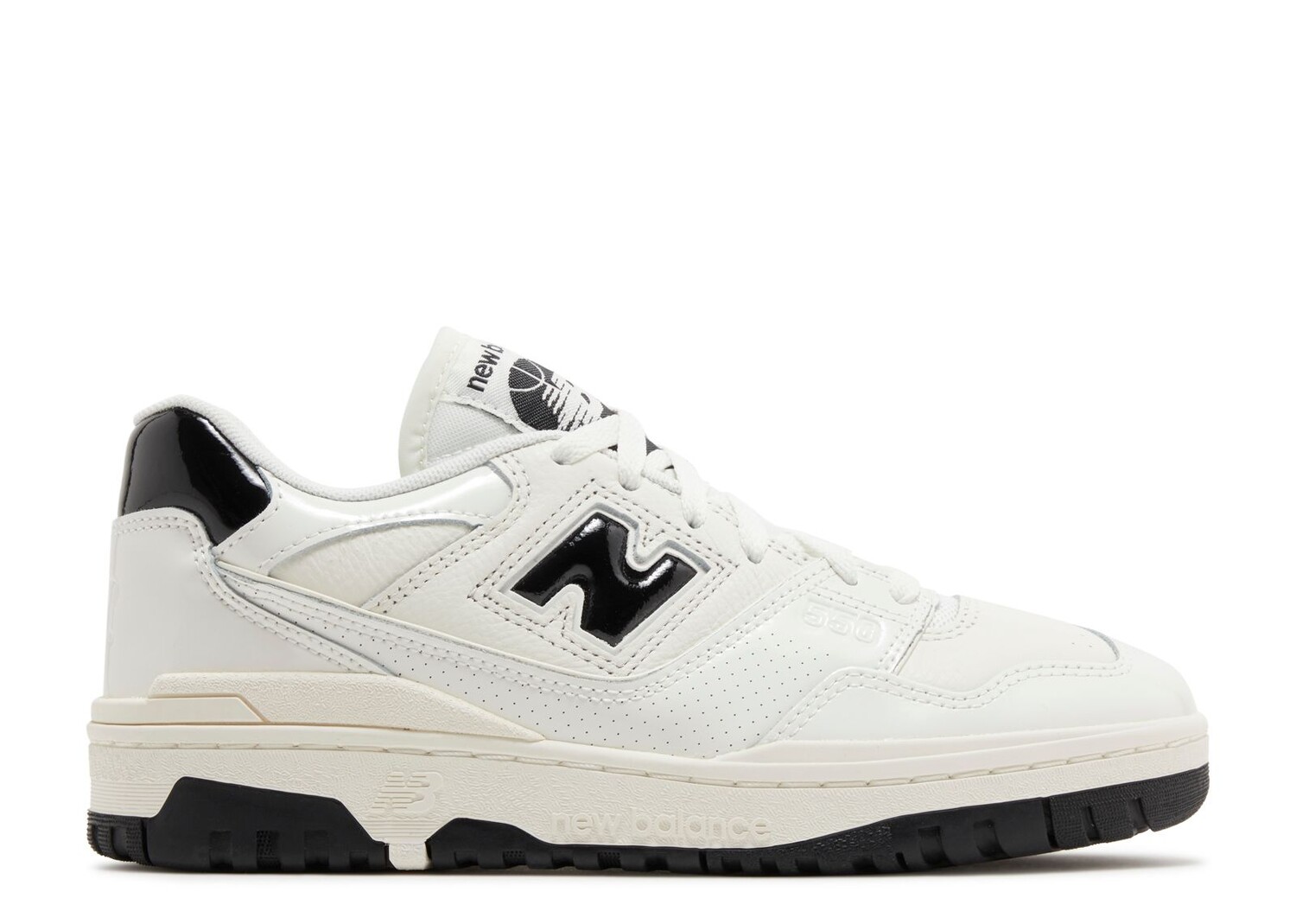 

Кроссовки New Balance 550 'Patent Leather Pack - Sea Salt Black', кремовый, Бежевый