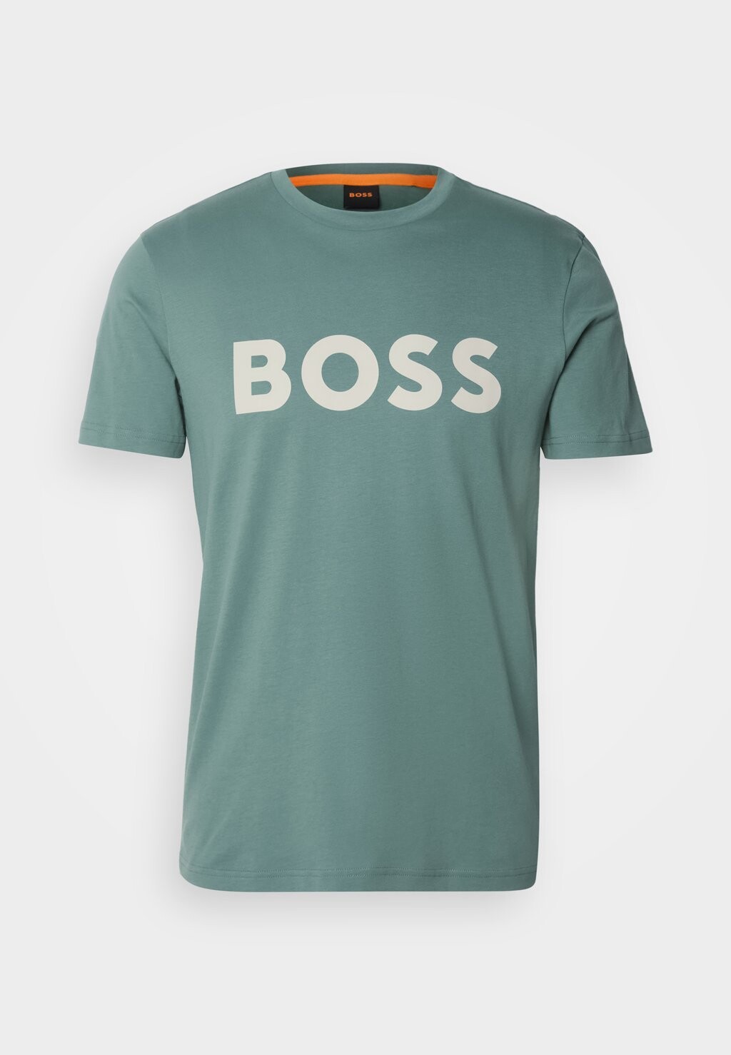 

Футболка с принтом Thinking BOSS, открытая зеленая
