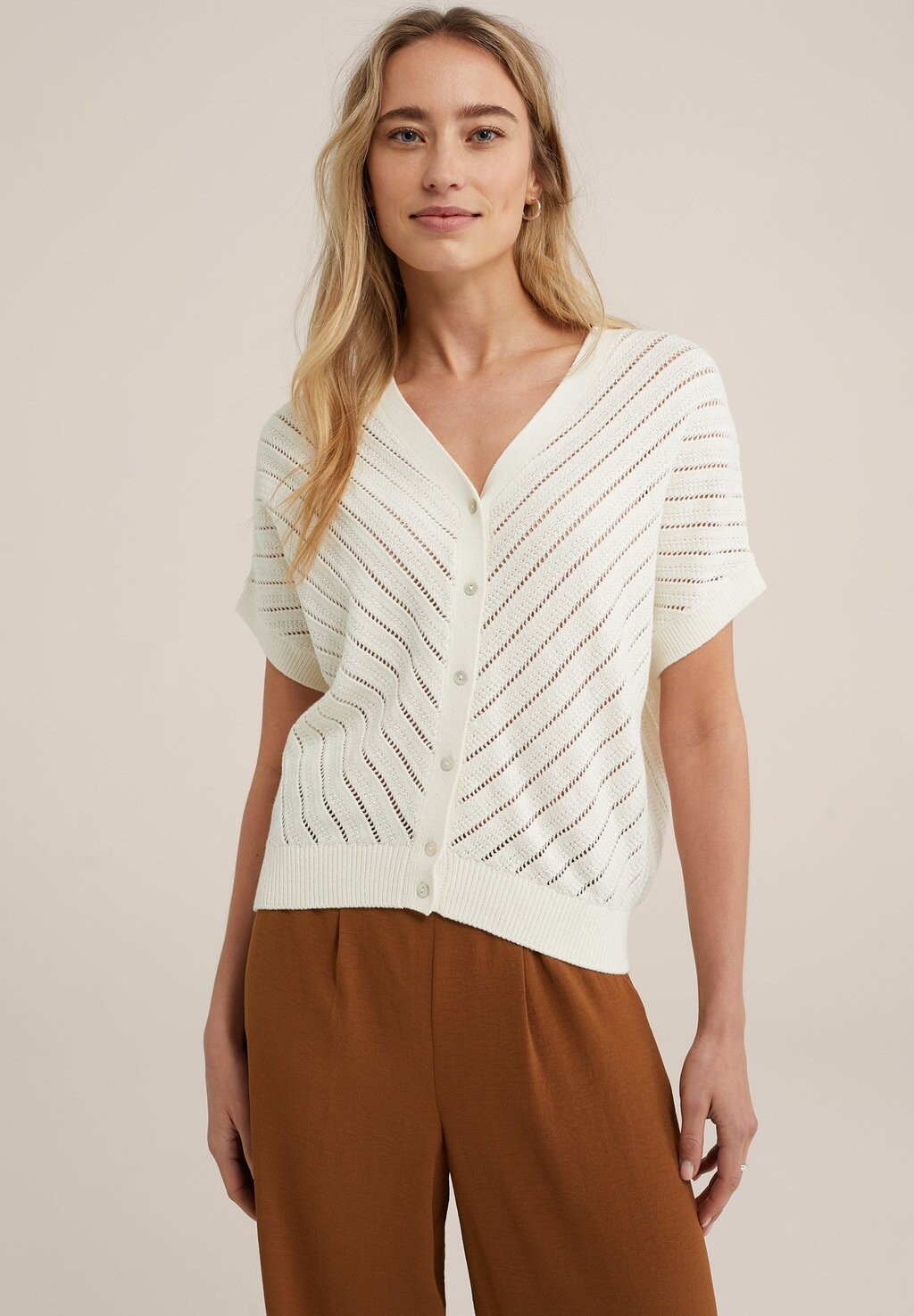 

Кардиган WE Fashion, цвет white