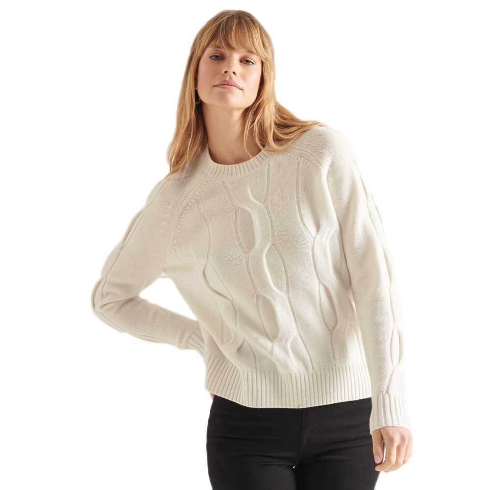 

Свитер Superdry Studios Cable Knit, белый