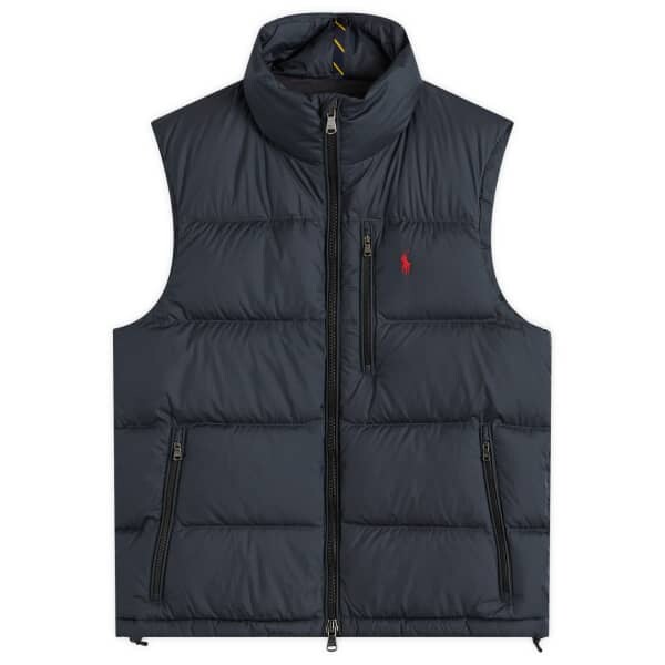

Жилет с капюшоном El Polo Ralph Lauren, черный