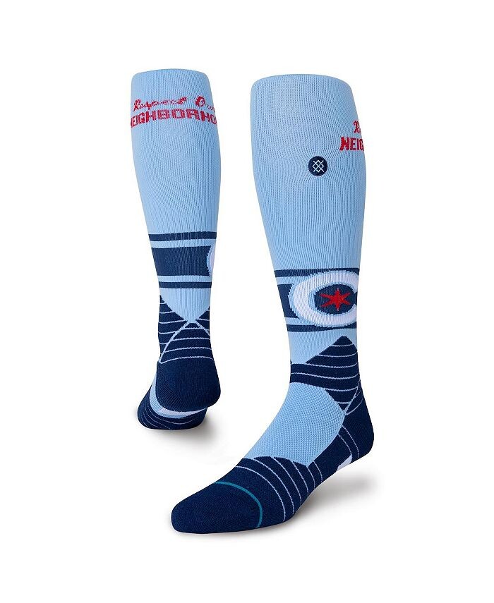 

Мужские синие носки Chicago Cubs City Connect поверх икры Stance, синий