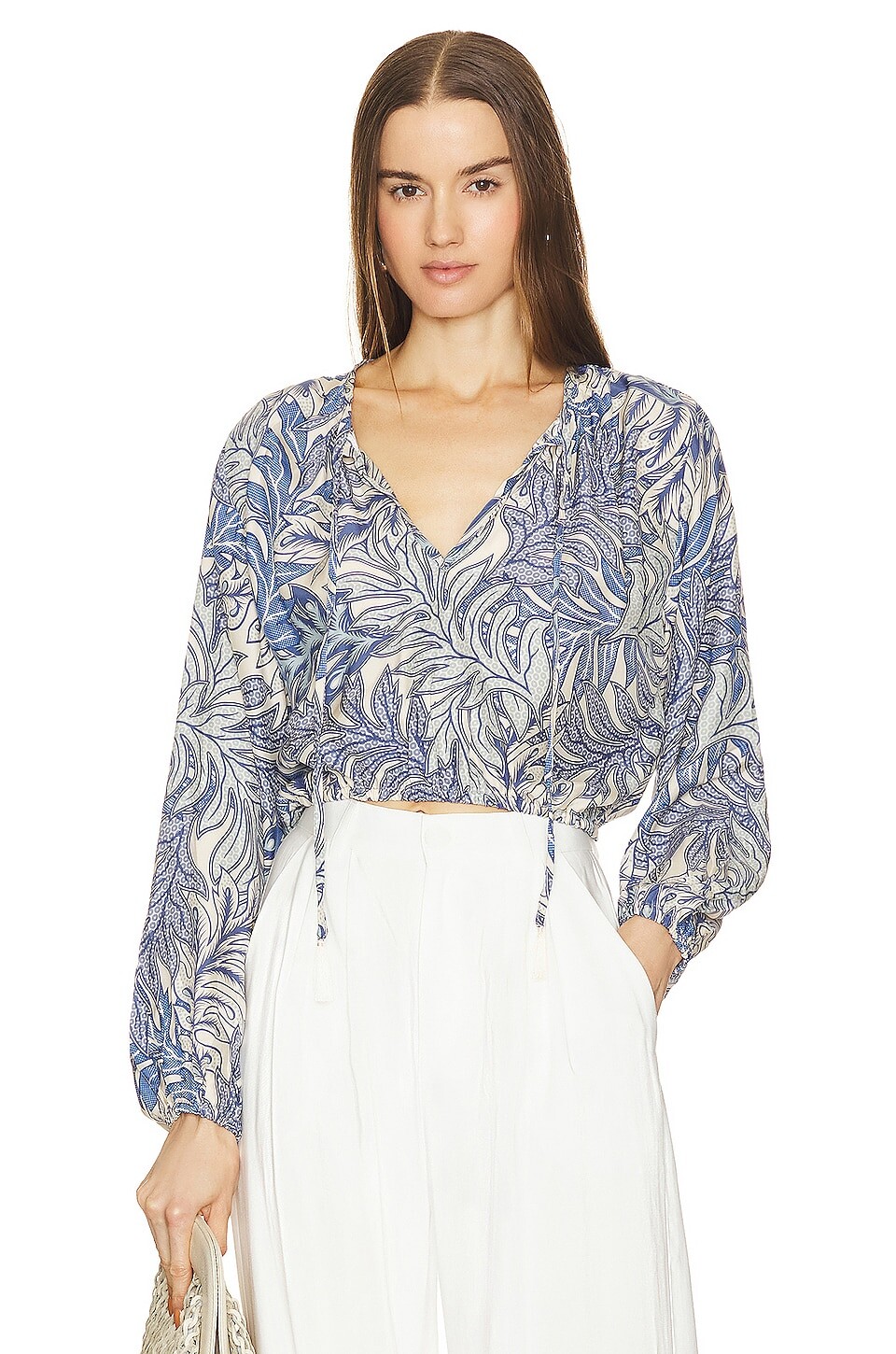 

Топ Natalie Martin Amelia, цвет Jungle Print Lake Blue