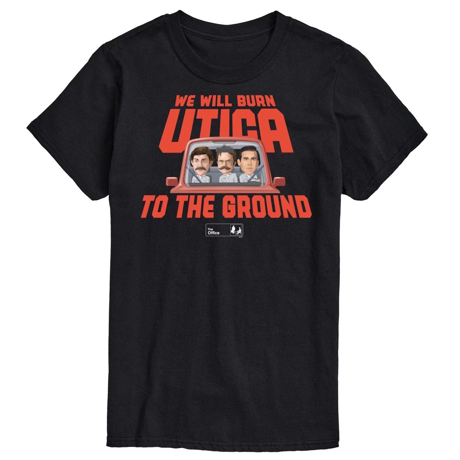 

Мужская футболка The Office Burn Utica Licensed Character