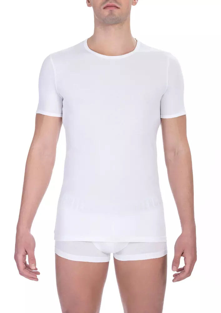 

Хлопковая мужская футболка Bikkembergs, белый
