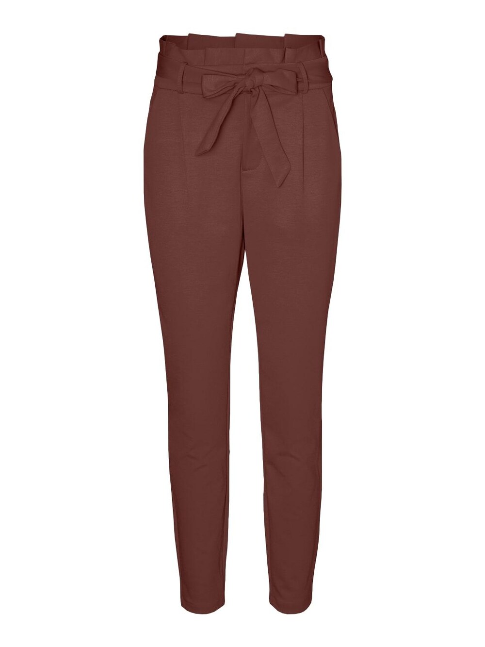 Зауженные брюки со складками спереди Vero Moda LUCCA, коричневый
