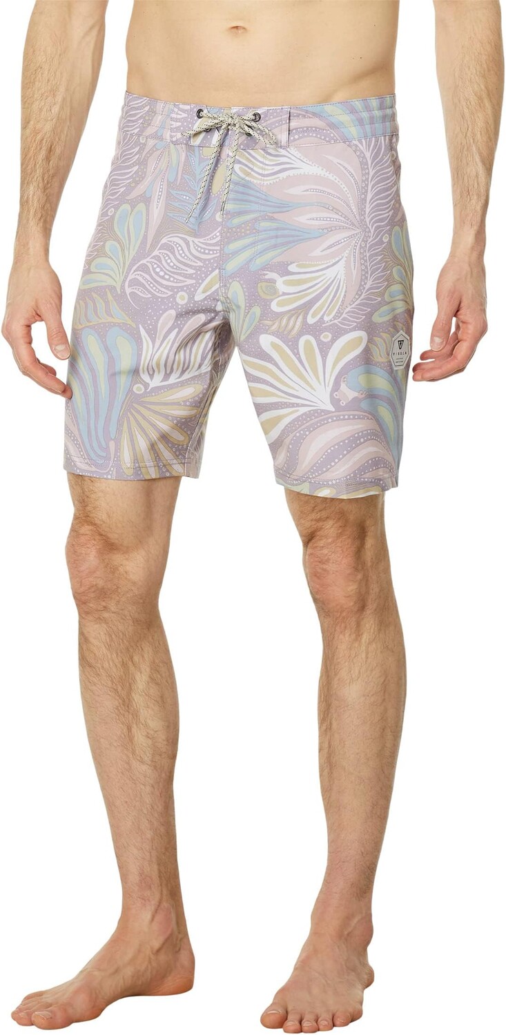 

Jungle Nights 17,5-дюймовые шорты для плавания VISSLA, цвет Clay