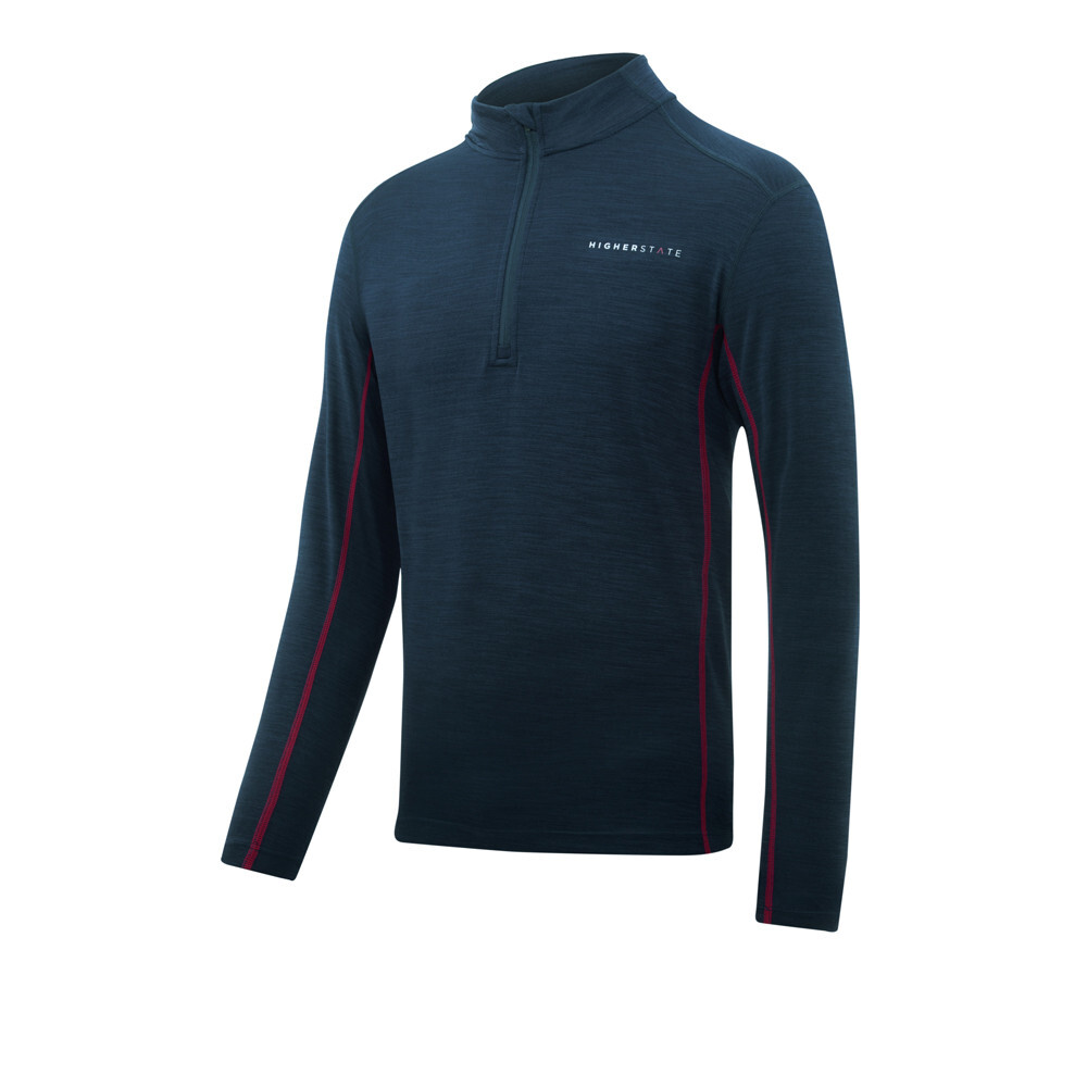 

Спортивный топ Higher State L/S 1/4 Zip Neck, синий