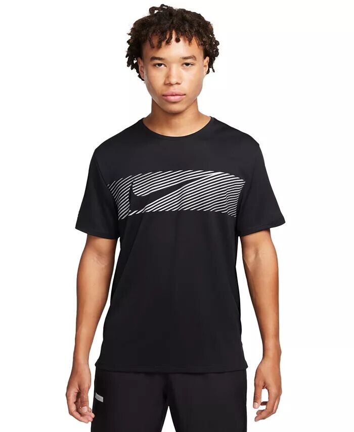 

Мужская футболка для бега Miller Flash Dri-FIT UV Nike, черный