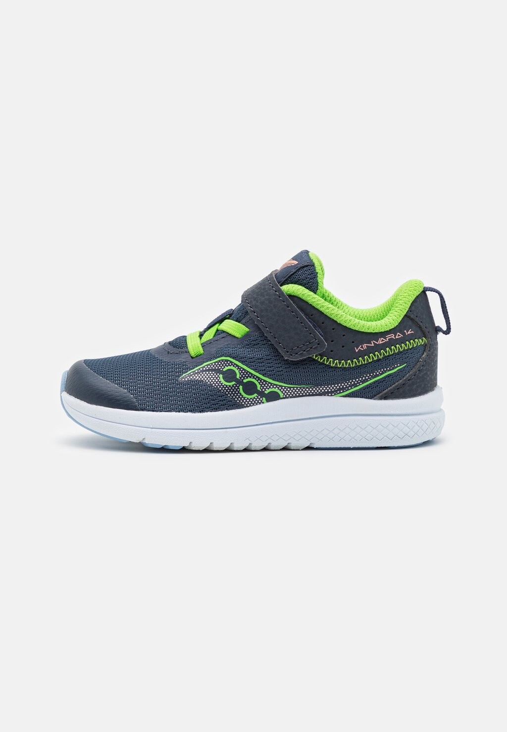 

Кроссовки нейтрального цвета KINVARA 14 JR UNISEX Saucony, цвет navy/green