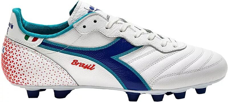 

Футбольные бутсы Diadora Brasil Италия OG LT+ MDPU FG, белый/темно-синий