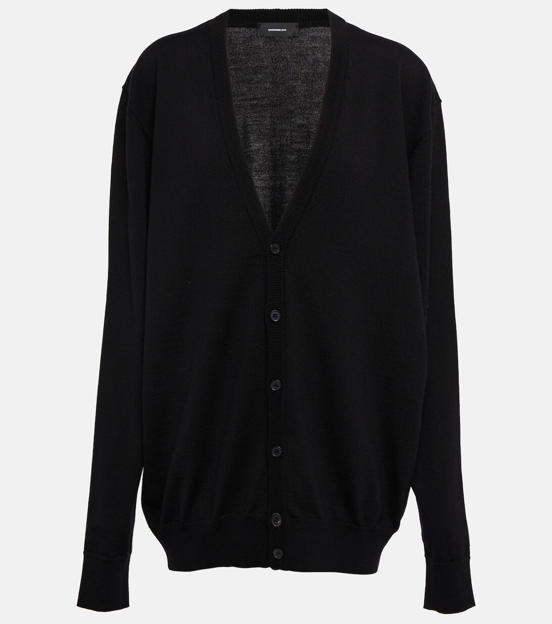 

Шерстяной кардиган WARDROBE.NYC, черный