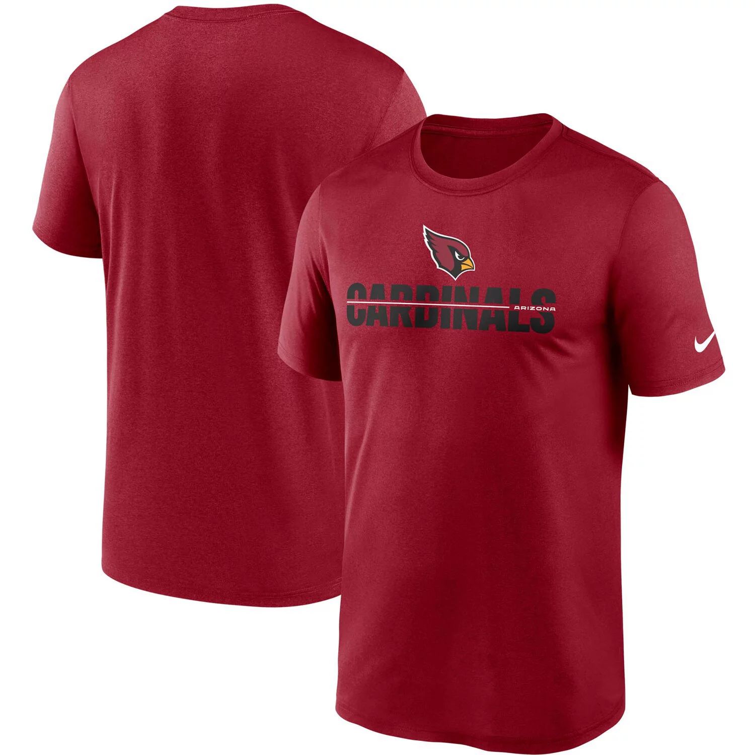 Мужская футболка Cardinal Arizona Cardinals Legend Microtype Performance Nike