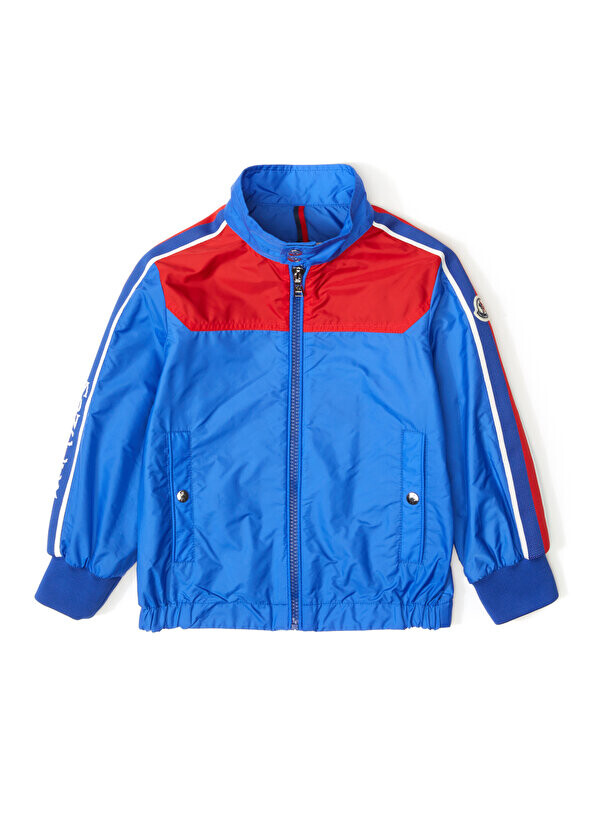 

Синяя куртка для мальчика с логотипом Moncler