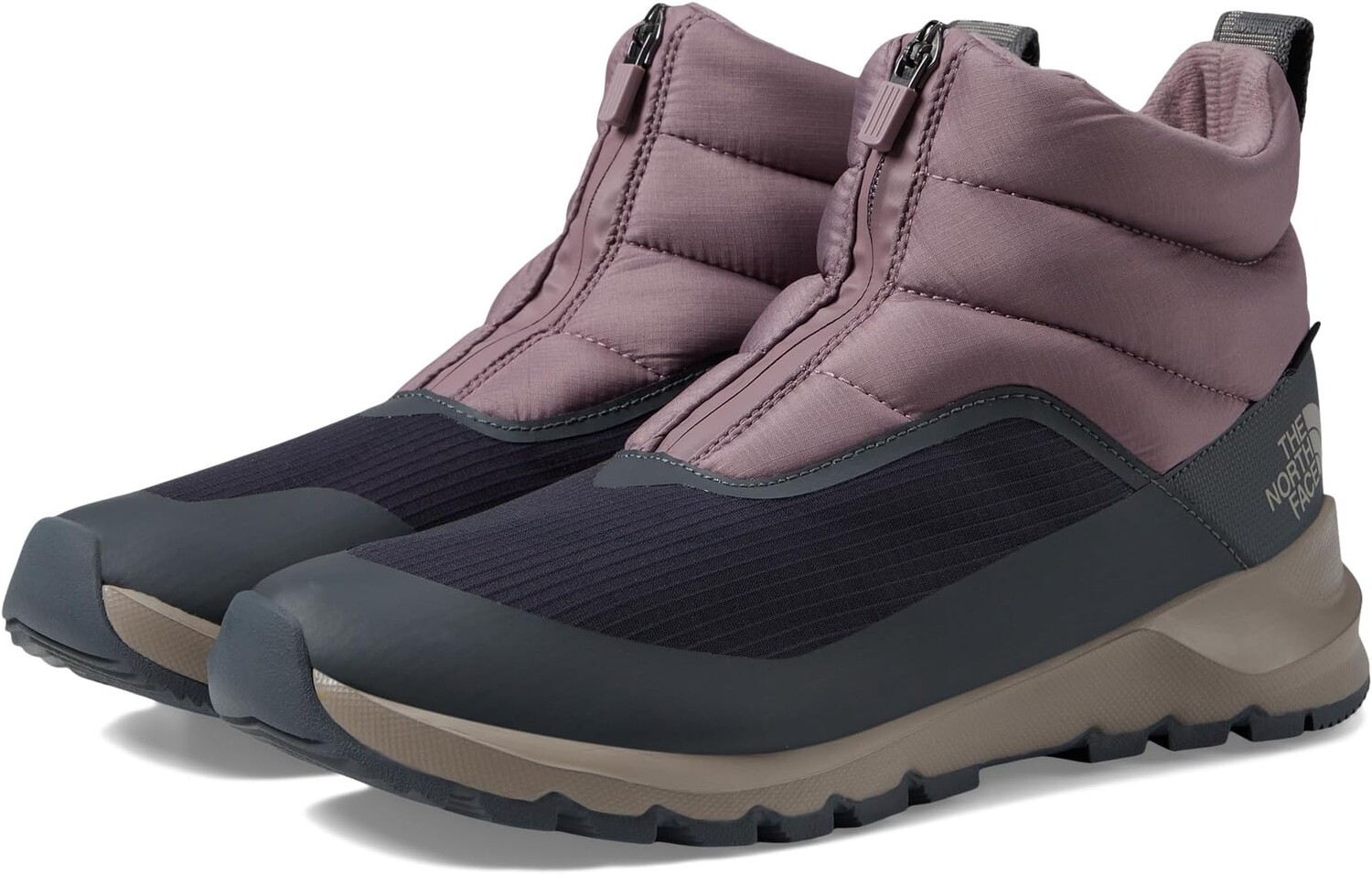 

Зимние ботинки ThermoBall Progressive Zip II Waterproof The North Face, цвет Fawn Grey/Asphalt Grey