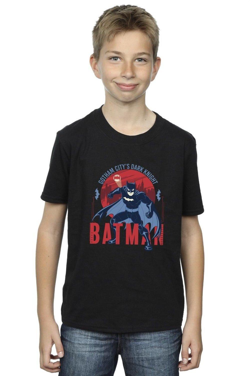Футболка «Бэтмен Готэм-сити» DC Comics, черный футболка бэтмен готэм сити dc comics темно синий