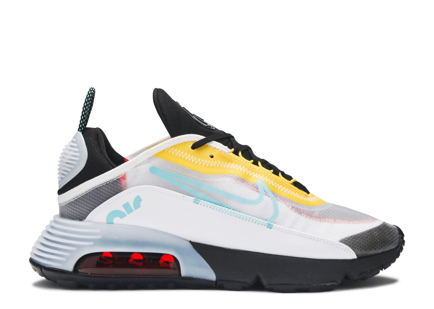 

Кроссовки Nike Air Max 2090 'Speed Yellow Aqua', белый, Белый;серый