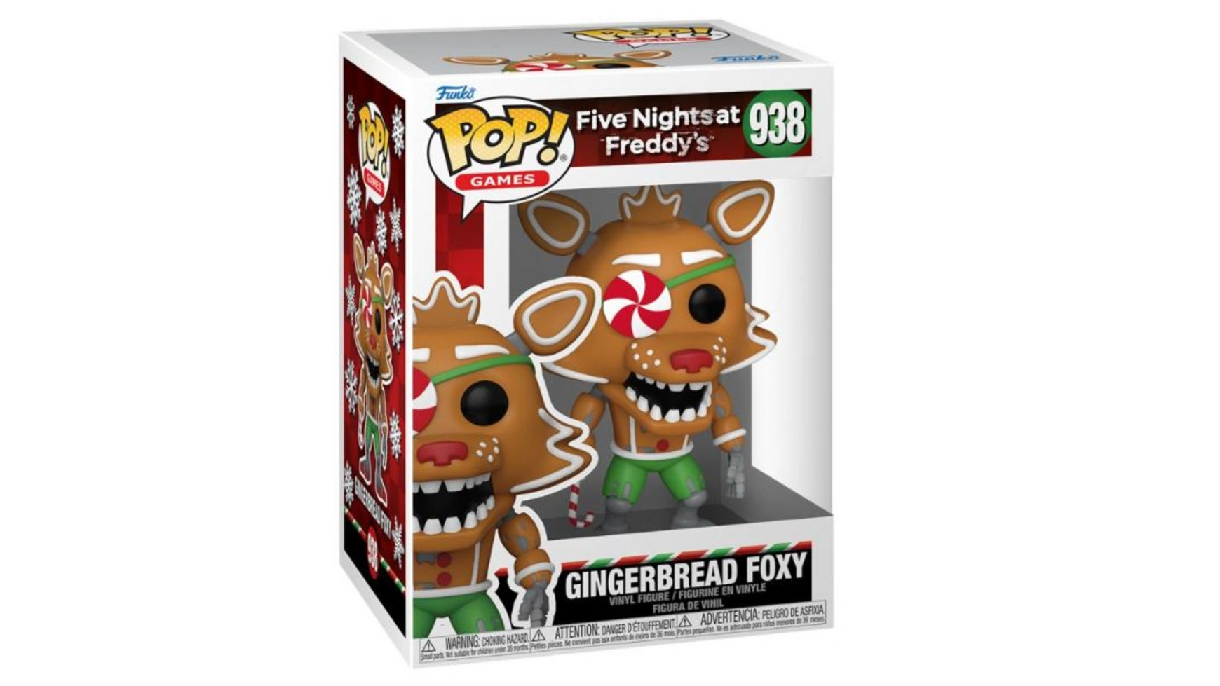Funko - Pop! Five Nights at Freddy's Винил Holiday Foxy брелок funko pocket pop fnaf s7 radioactive foxy 59694