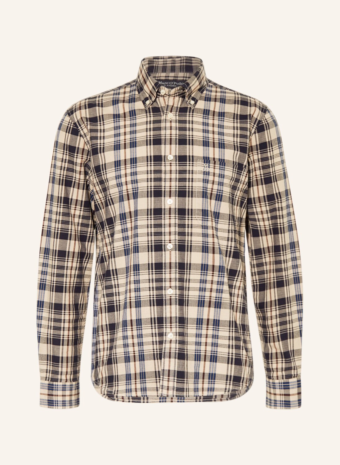 

Рубашка Marc O'Polo Regular Fit, бежевый