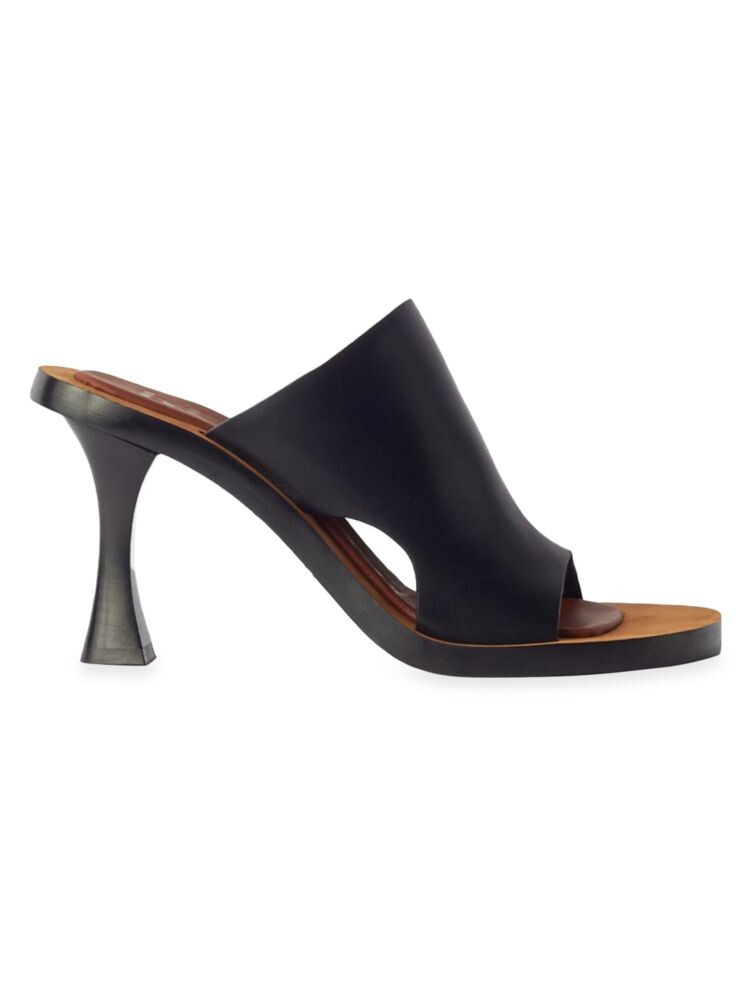 

Мюли Ledge на расклешенном каблуке Proenza Schouler, черный