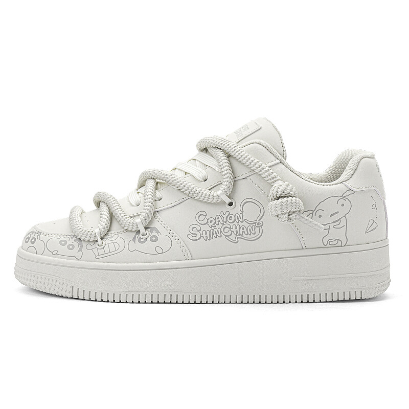 

Кроссовки Crayon Shinchan/Crayon Shinchan Skateboarding Shoes Unisex Low-top, бежевый