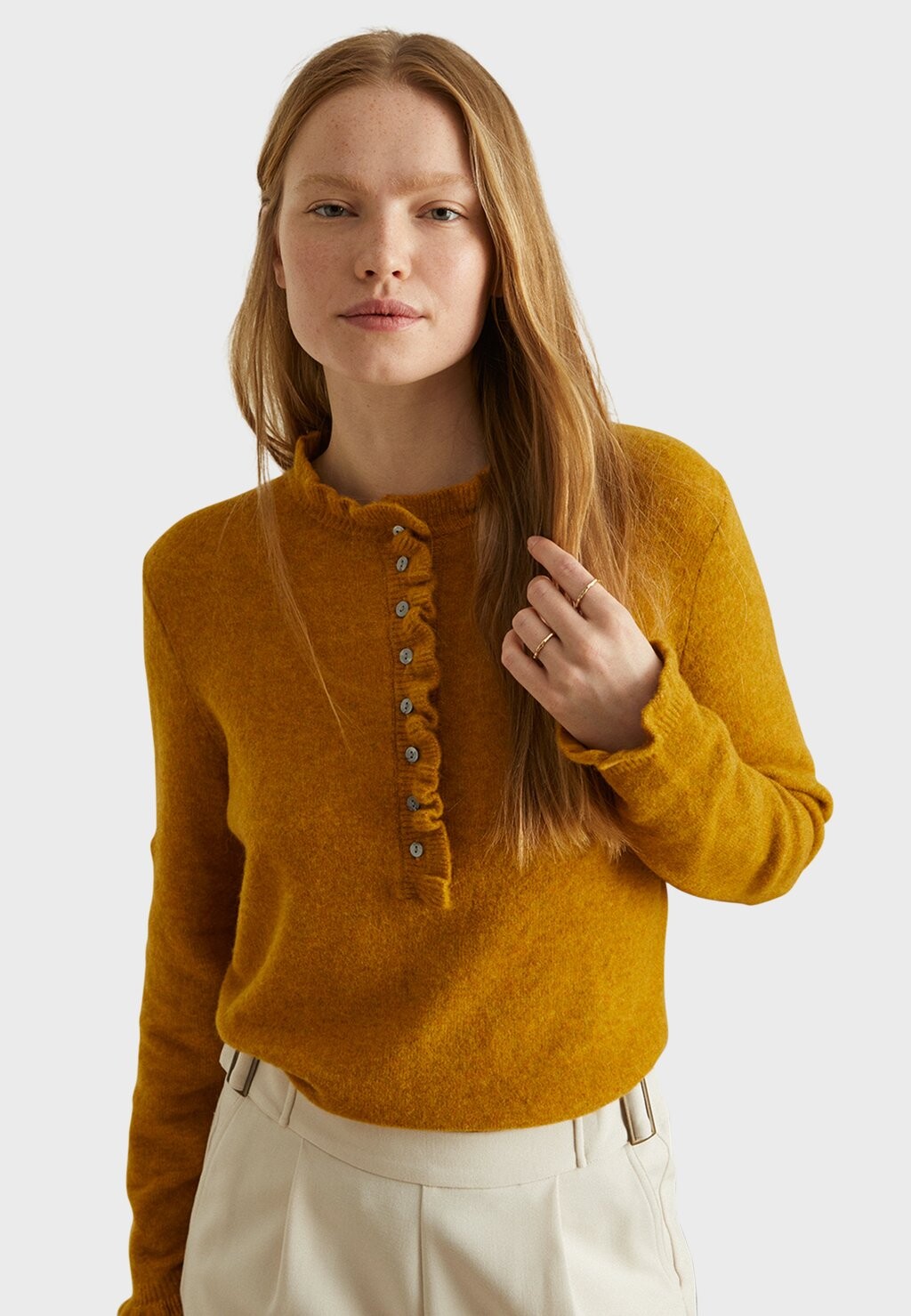 

Вязаный свитер DOLLY Yerse, цвет ochre
