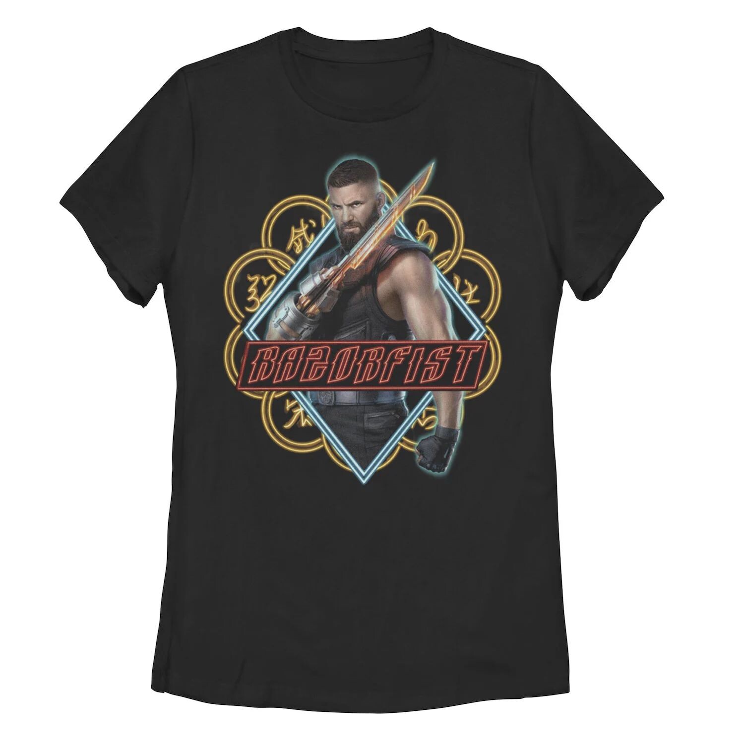 

Футболка с плакатом для юниоров Marvel Shang-Chi Razor Fist Licensed Character