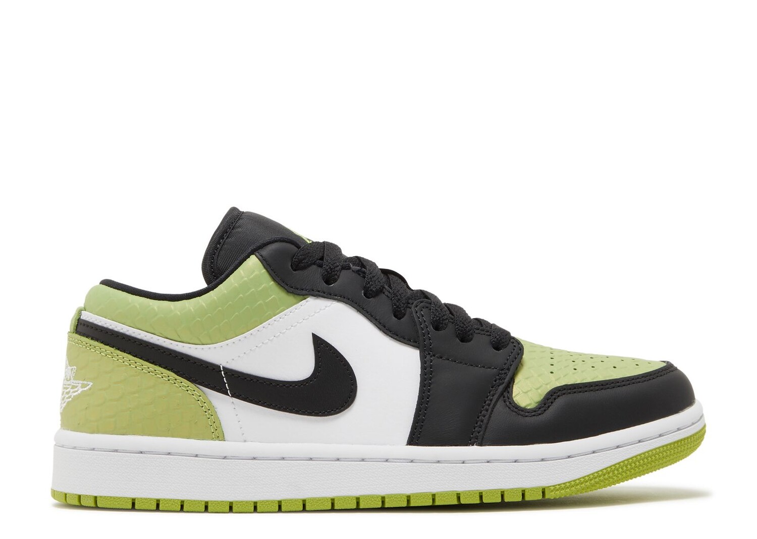 

Кроссовки Air Jordan Wmns Air Jordan 1 Low Se 'Vivid Green Snakeskin', зеленый