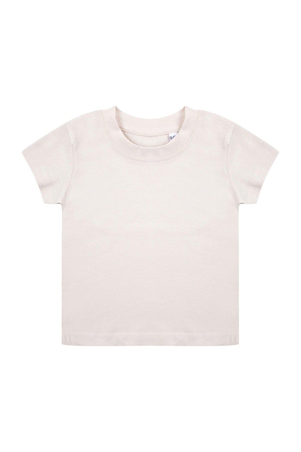 комплект одежды пижама для новорожденного 6 мес 62 68 см Органическая футболка Larkwood, натуральный