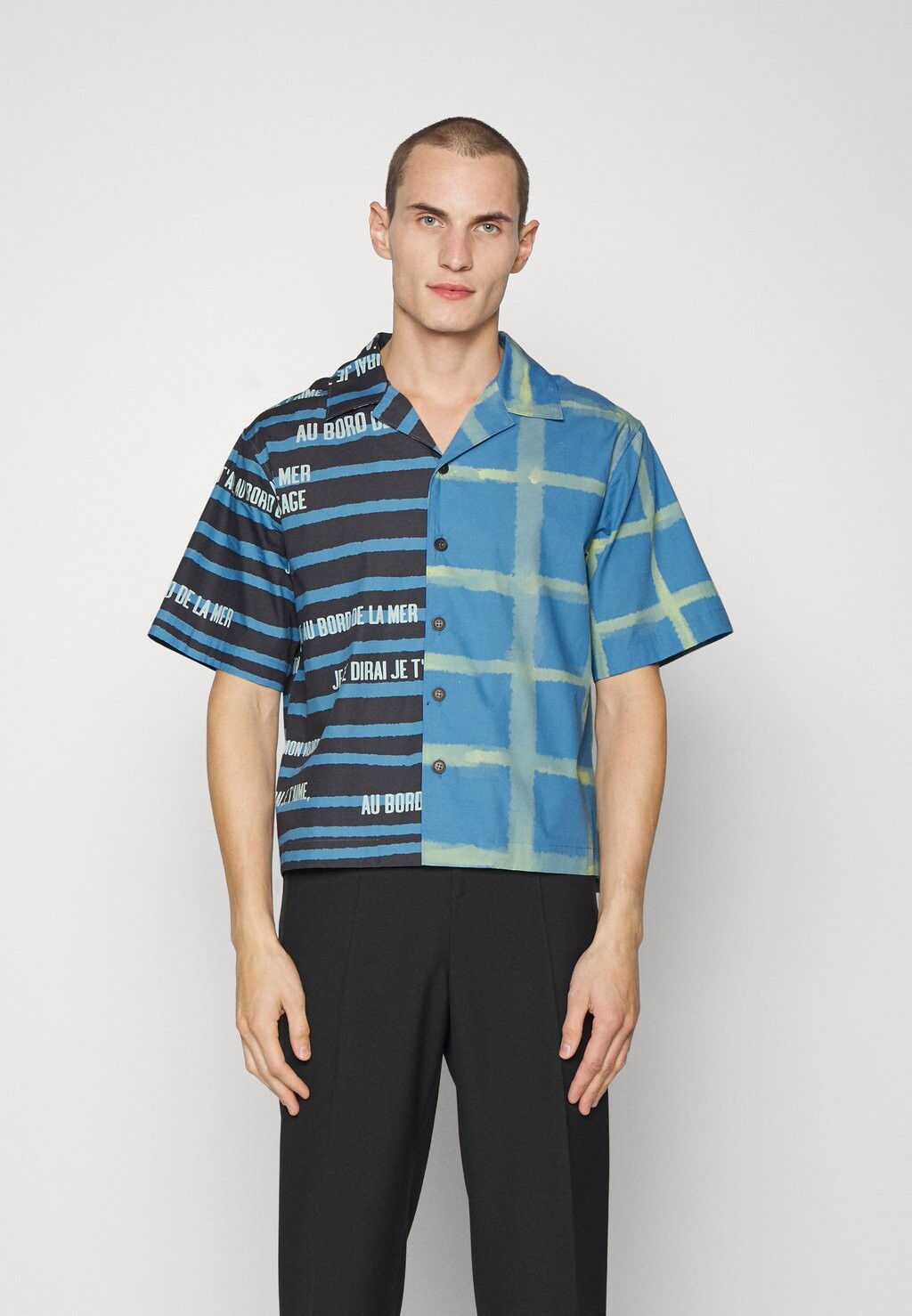 

Рубашка Emporio Armani, синий