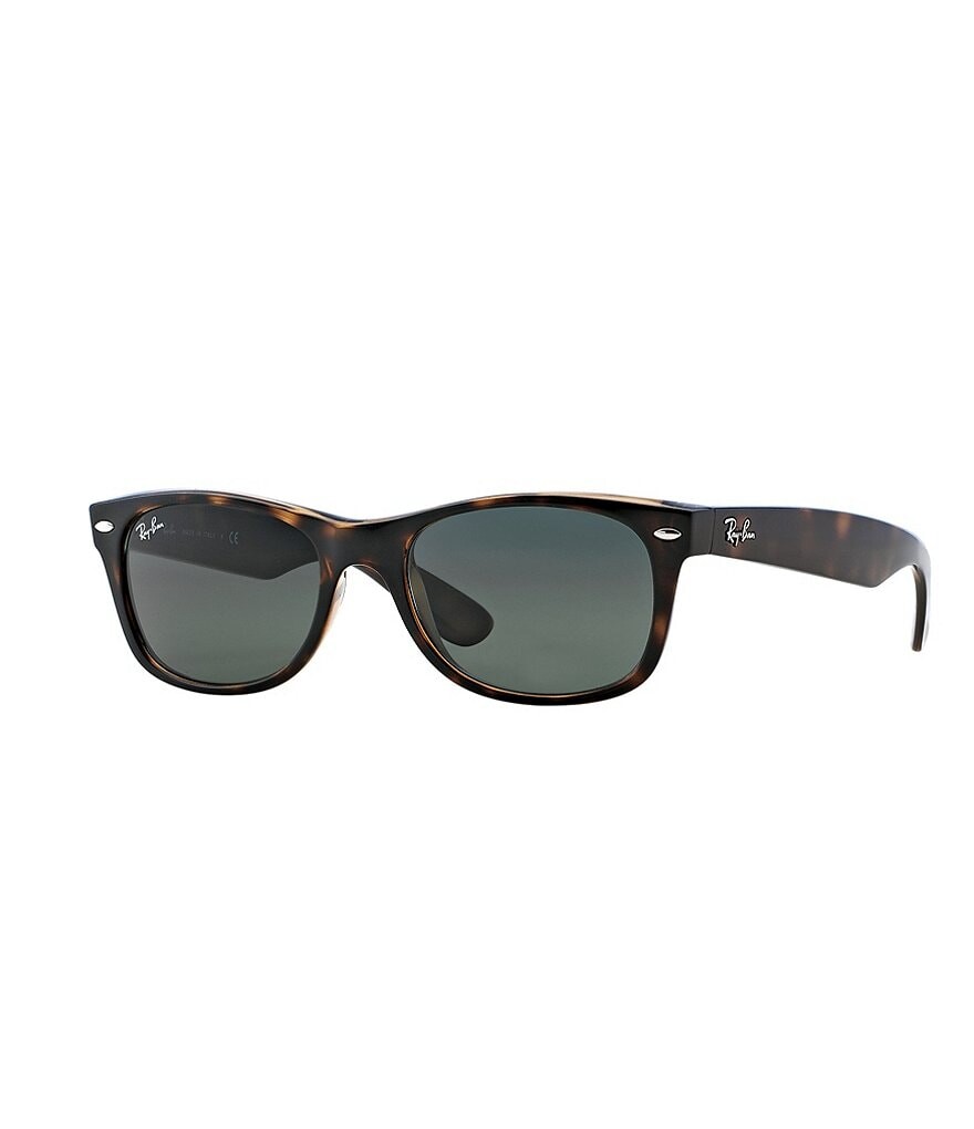 

Большие солнцезащитные очки Ray-Ban унисекс черепахового цвета Wayfarer, коричневый