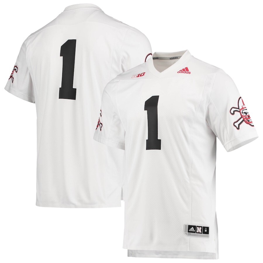 

Джерси adidas Nebraska Huskers, белый