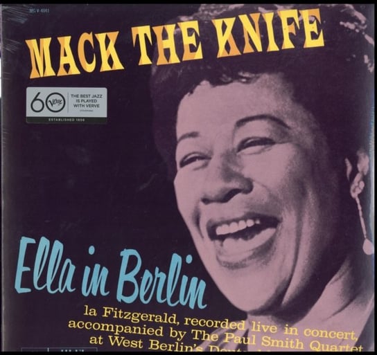 виниловая пластинка verve ella fitzgerald – ella in berlin maxi Виниловая пластинка Fitzgerald Ella - Mack The Knife Ella In Berlin