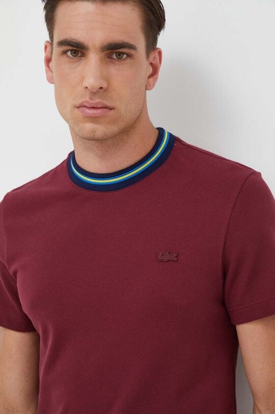 

Футболка Лакоста Lacoste, бордовый, Красный